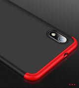 Xiaomi Redmi 7A Kılıf Zore Ays Kapak Siyah-Gold
