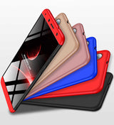 Xiaomi Redmi 7A Kılıf Zore Ays Kapak Siyah-Kırmızı