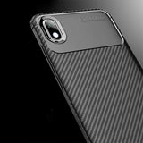 Xiaomi Redmi 7A Kılıf Zore Negro Silikon Kapak Kahverengi