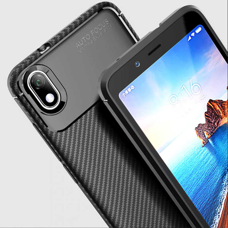 Xiaomi Redmi 7A Kılıf Zore Negro Silikon Kapak Siyah
