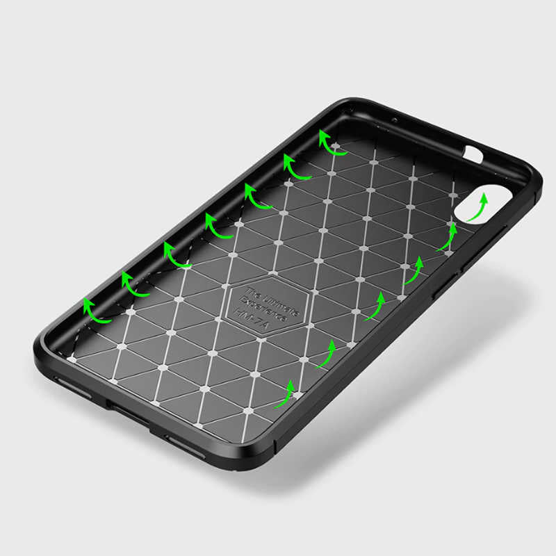 Xiaomi Redmi 7A Kılıf Zore Negro Silikon Kapak Lacivert