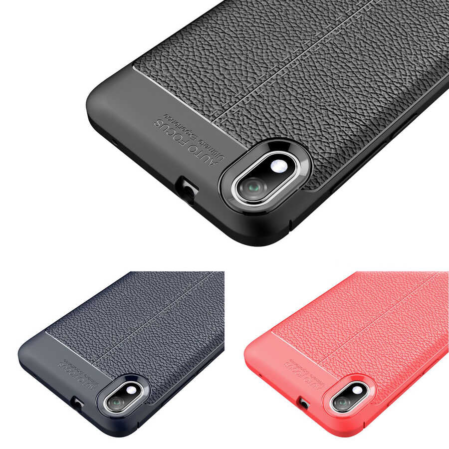 Xiaomi Redmi 7A Kılıf Zore Niss Silikon Kapak Siyah