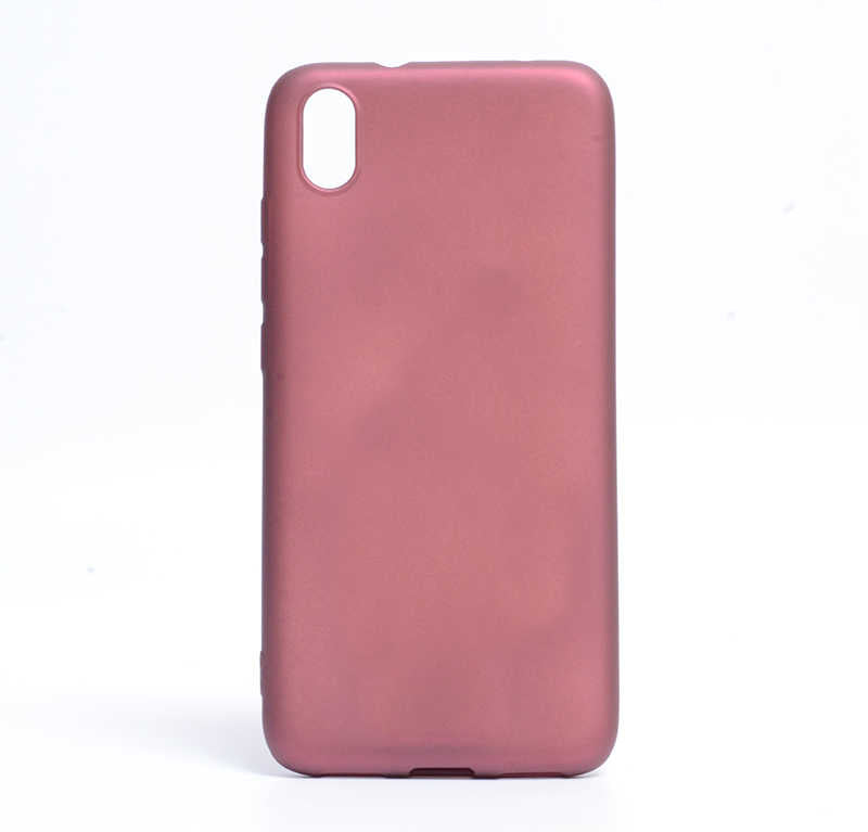 Xiaomi Redmi 7A Kılıf Zore Premier Silikon Kapak Gold