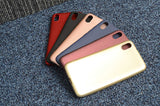 Xiaomi Redmi 7A Kılıf Zore Premier Silikon Kapak Gold