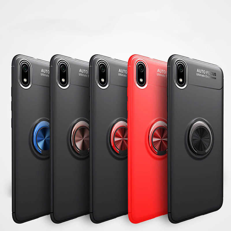 Xiaomi Redmi 7A Kılıf Zore Ravel Silikon Kapak Siyah