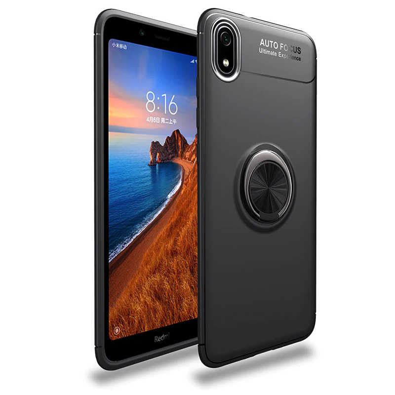Xiaomi Redmi 7A Kılıf Zore Ravel Silikon Kapak Siyah