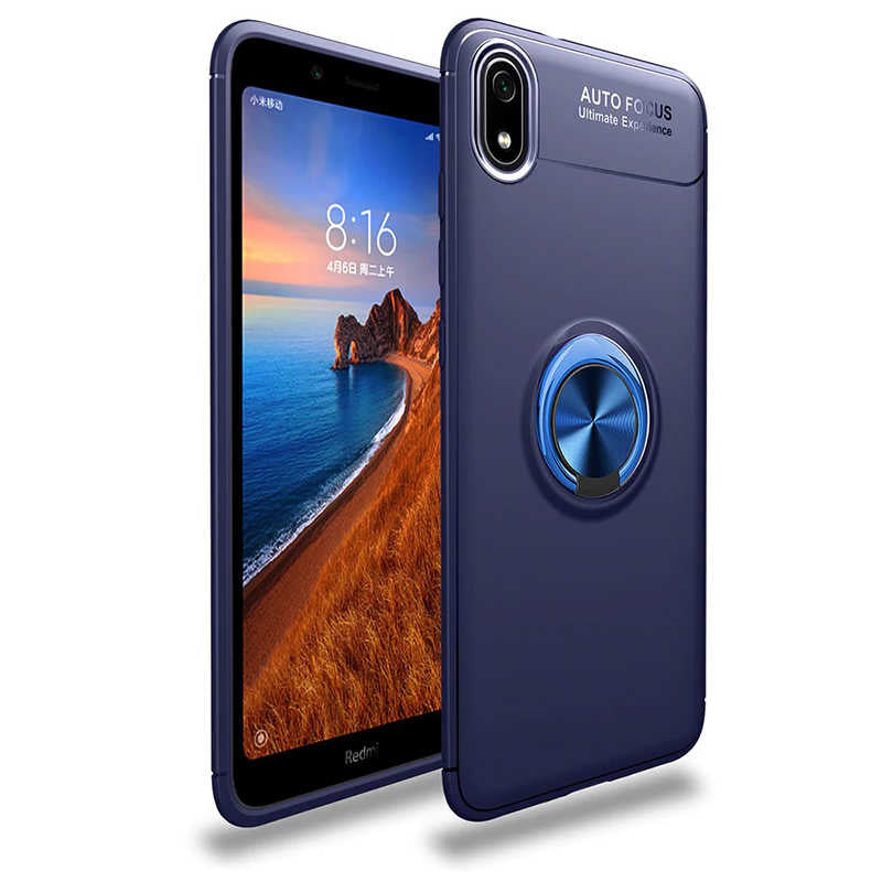 Xiaomi Redmi 7A Kılıf Zore Ravel Silikon Kapak Mavi
