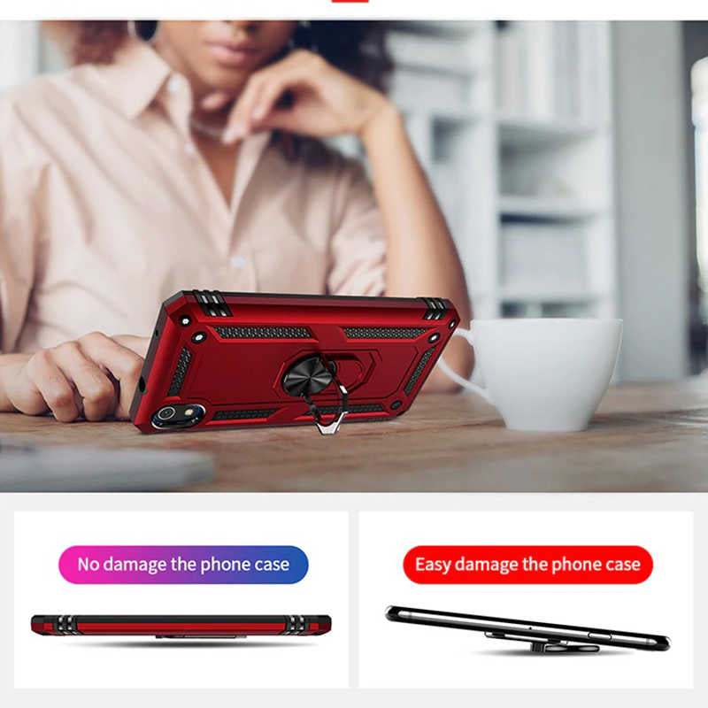 Xiaomi Redmi 7A Kılıf Zore Vega Kapak Kırmızı