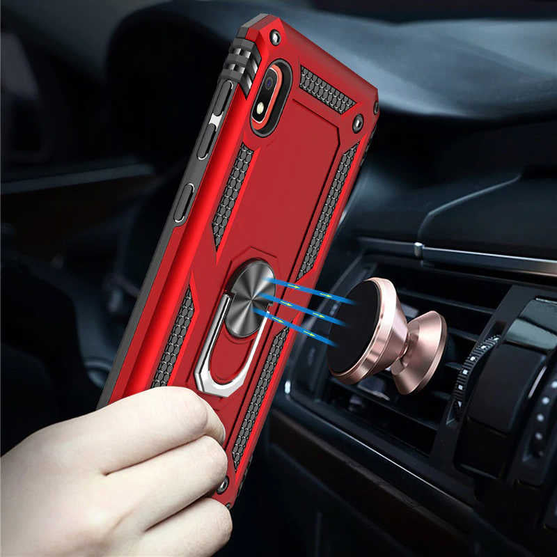 Xiaomi Redmi 7A Kılıf Zore Vega Kapak Kırmızı