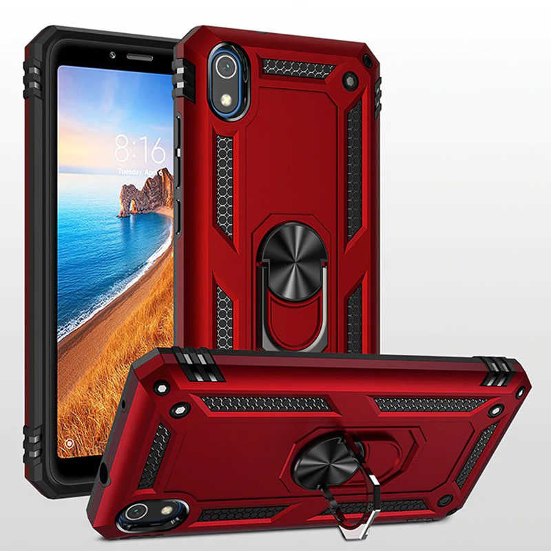 Xiaomi Redmi 7A Kılıf Zore Vega Kapak Kırmızı