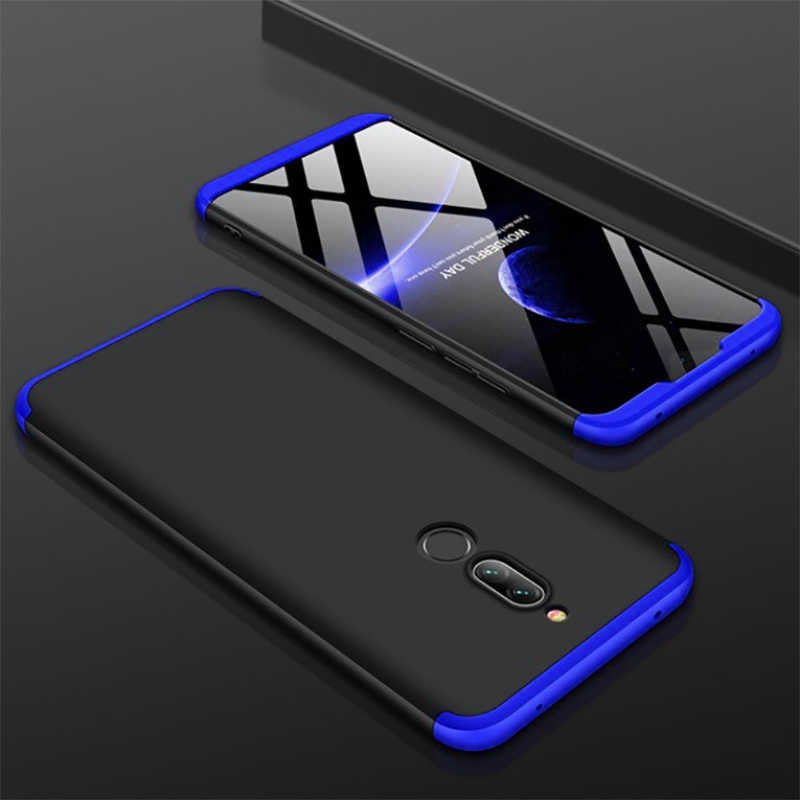 Xiaomi Redmi 8 Kılıf Zore Ays Kapak Siyah-Mavi