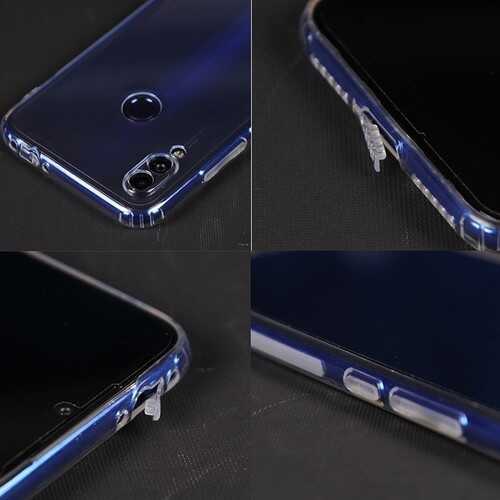 Xiaomi Redmi 8 Kılıf Zore Kamera Korumalı Süper Silikon Kapak Renksiz