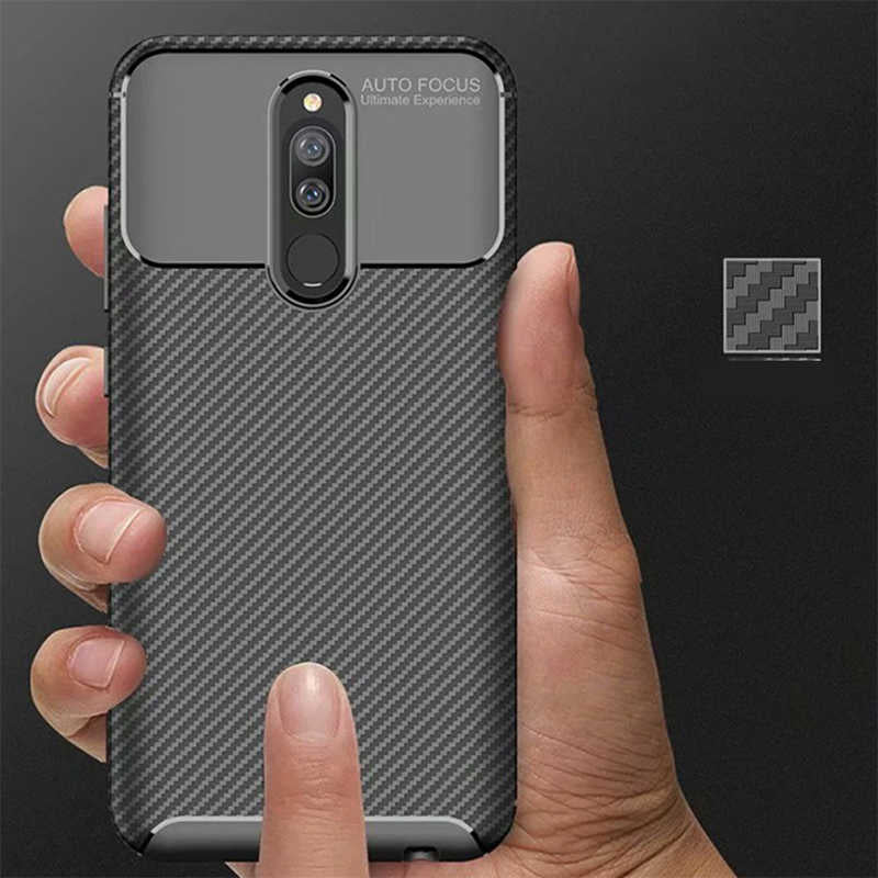 Xiaomi Redmi 8 Kılıf Zore Negro Silikon Kapak Siyah