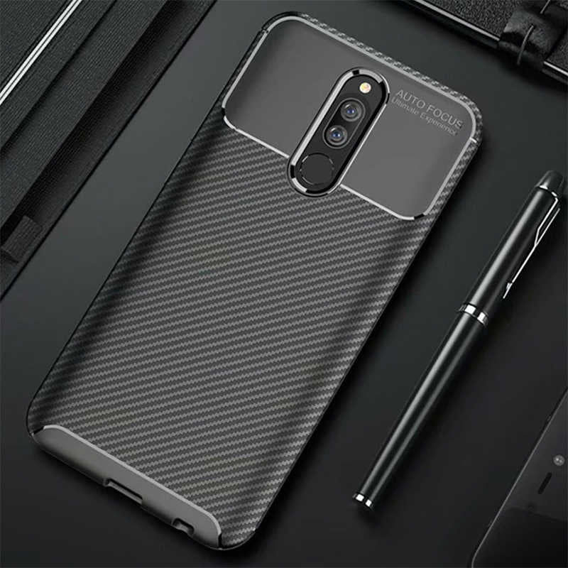 Xiaomi Redmi 8 Kılıf Zore Negro Silikon Kapak Siyah