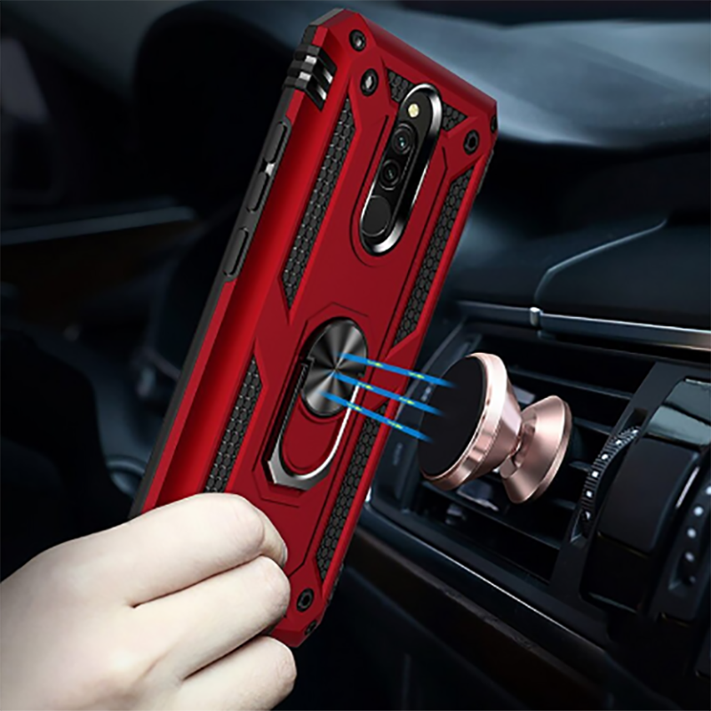 Xiaomi Redmi 8 Kılıf Zore Vega Kapak Mavi