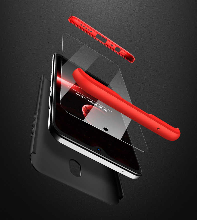 Xiaomi Redmi 8A Kılıf Zore Ays Kapak Siyah-Gold
