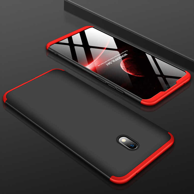 Xiaomi Redmi 8A Kılıf Zore Ays Kapak Siyah-Mavi