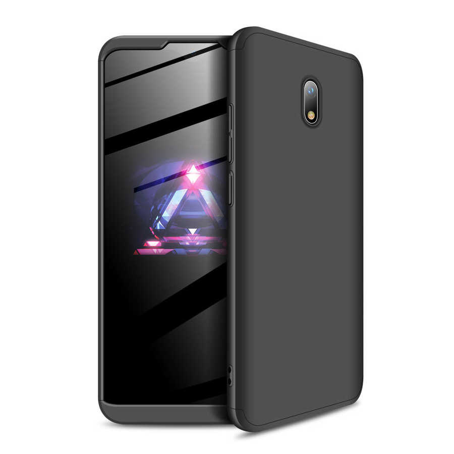 Xiaomi Redmi 8A Kılıf Zore Ays Kapak Siyah