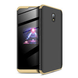 Xiaomi Redmi 8A Kılıf Zore Ays Kapak Siyah-Gold