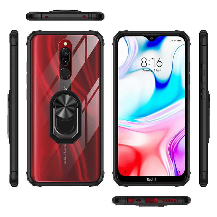 Xiaomi Redmi 8A Kılıf Zore Mola Kapak Siyah