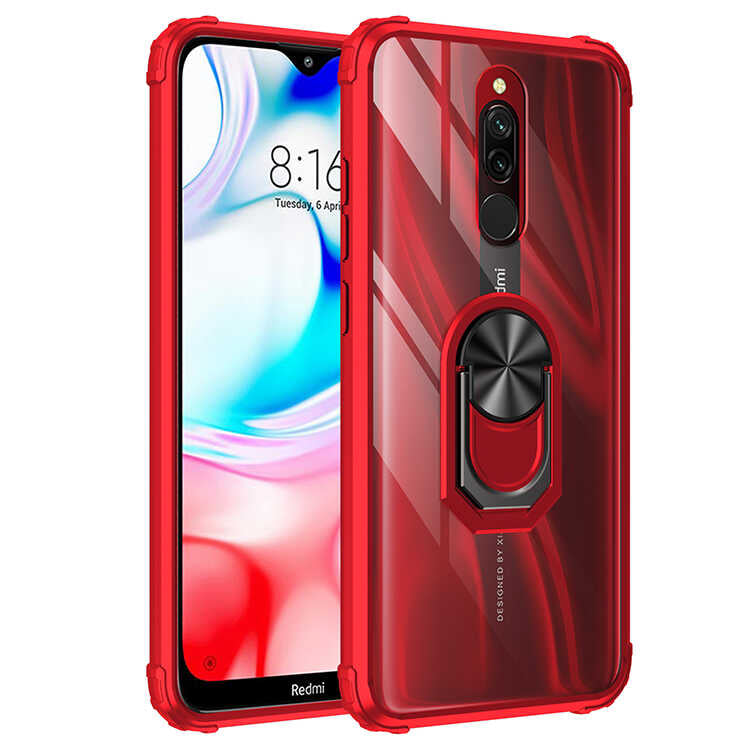 Xiaomi Redmi 8A Kılıf Zore Mola Kapak Kırmızı