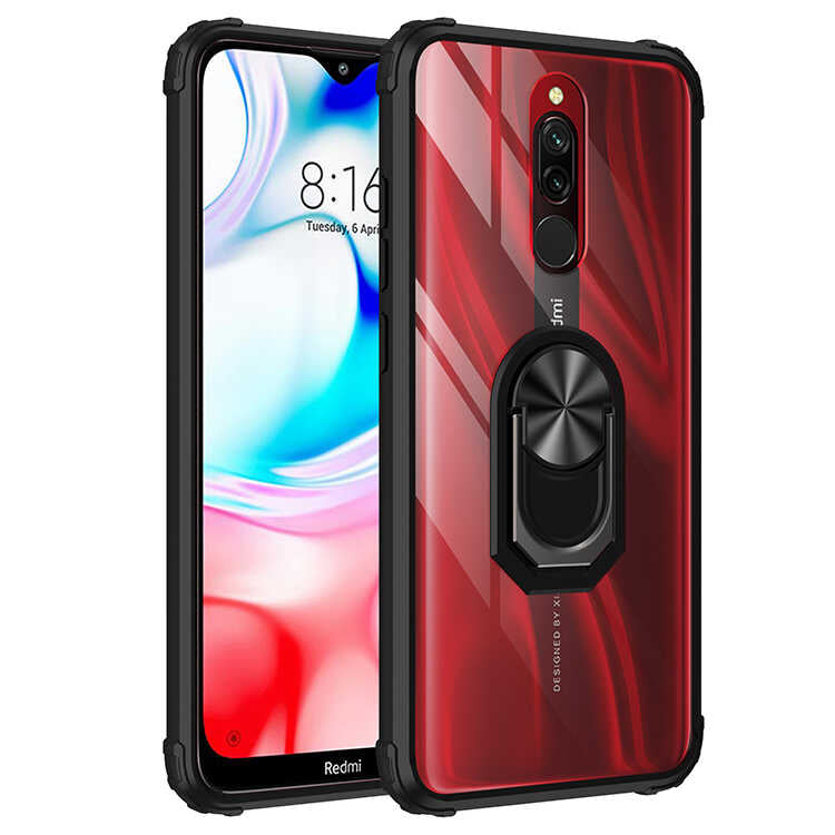 Xiaomi Redmi 8A Kılıf Zore Mola Kapak Siyah