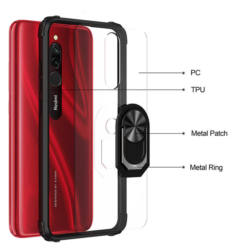 Xiaomi Redmi 8A Kılıf Zore Mola Kapak Kırmızı