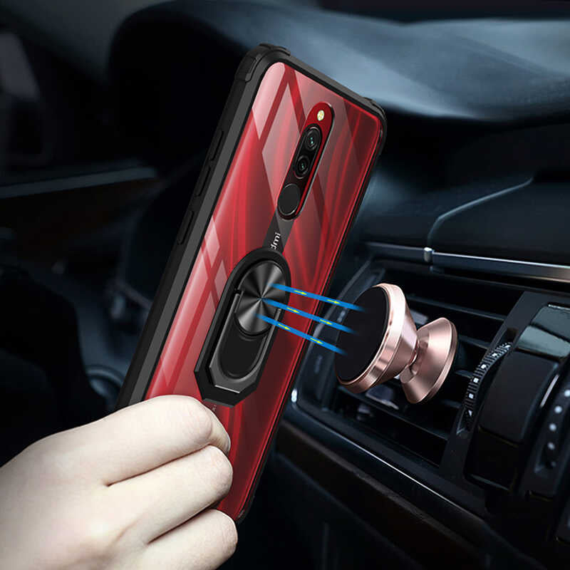 Xiaomi Redmi 8A Kılıf Zore Mola Kapak Kırmızı