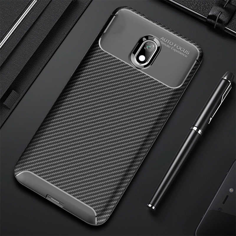 Xiaomi Redmi 8A Kılıf Zore Negro Silikon Kapak Lacivert