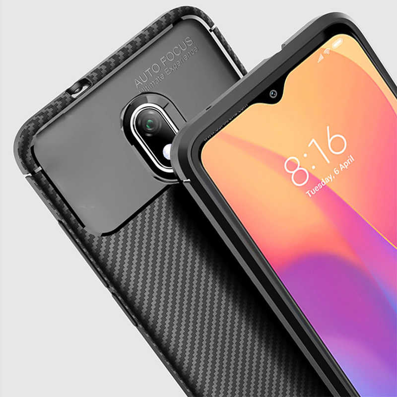 Xiaomi Redmi 8A Kılıf Zore Negro Silikon Kapak Siyah