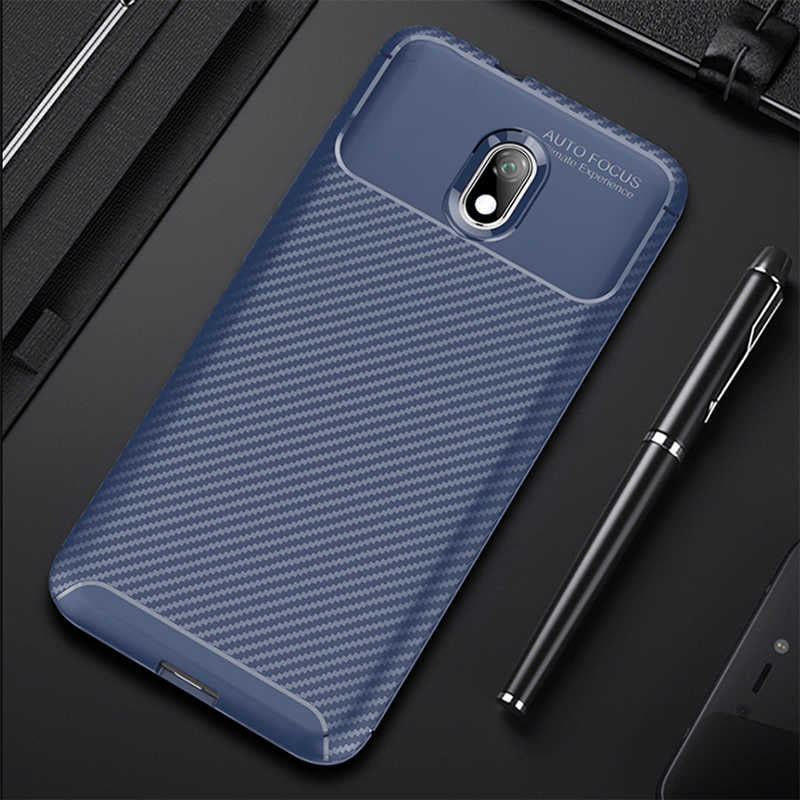Xiaomi Redmi 8A Kılıf Zore Negro Silikon Kapak Lacivert