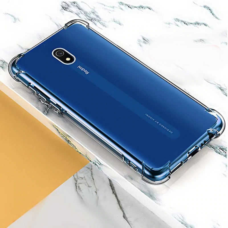 Xiaomi Redmi 8A Kılıf Zore Nitro Anti Shock Silikon Renksiz