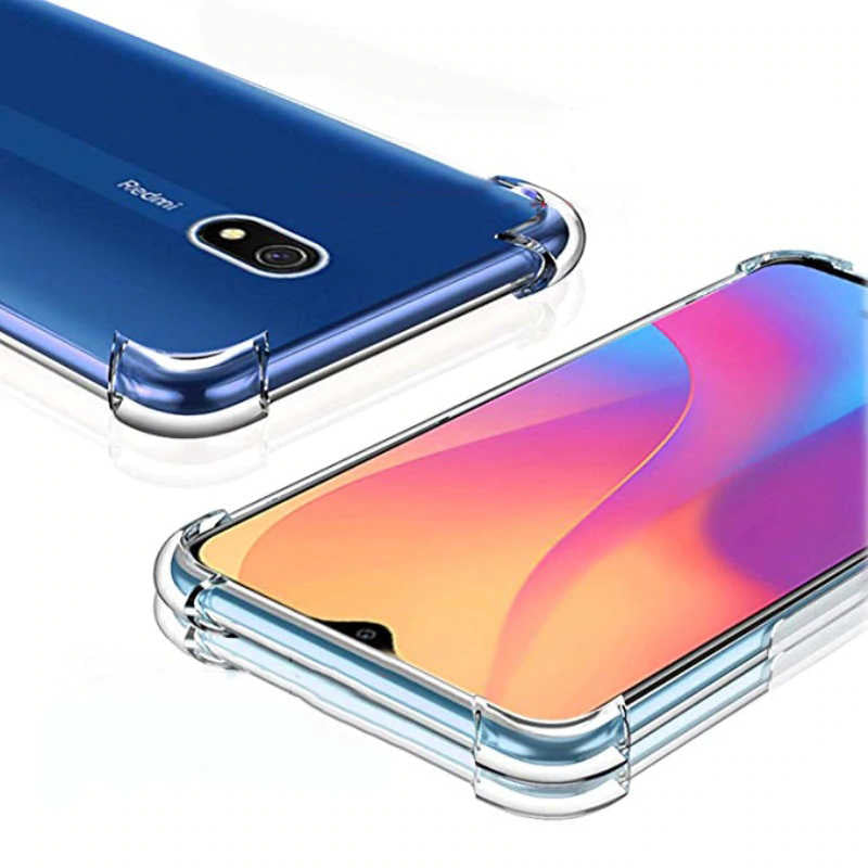 Xiaomi Redmi 8A Kılıf Zore Nitro Anti Shock Silikon Renksiz