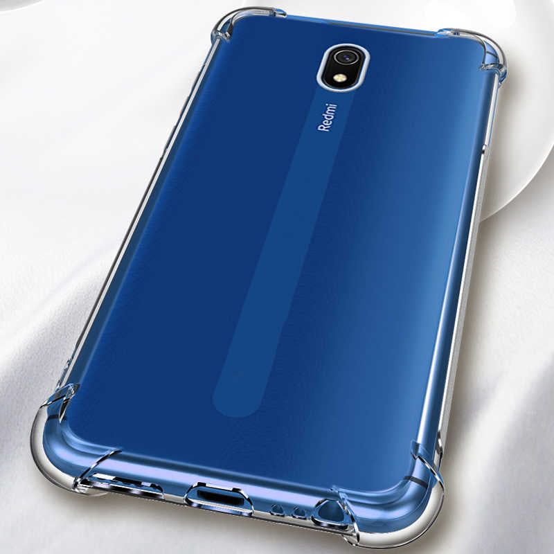 Xiaomi Redmi 8A Kılıf Zore Nitro Anti Shock Silikon Renksiz