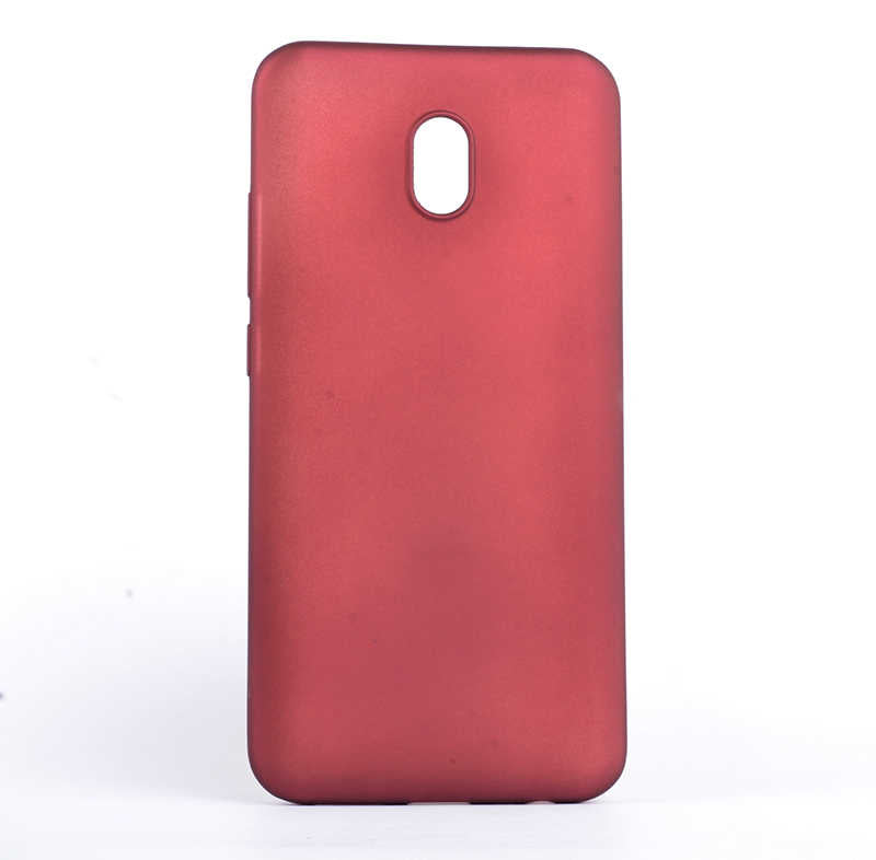 Xiaomi Redmi 8A Kılıf Zore Premier Silikon Kapak Gold