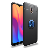 Xiaomi Redmi 8A Kılıf Zore Ravel Silikon Kapak Siyah-Rose Gold