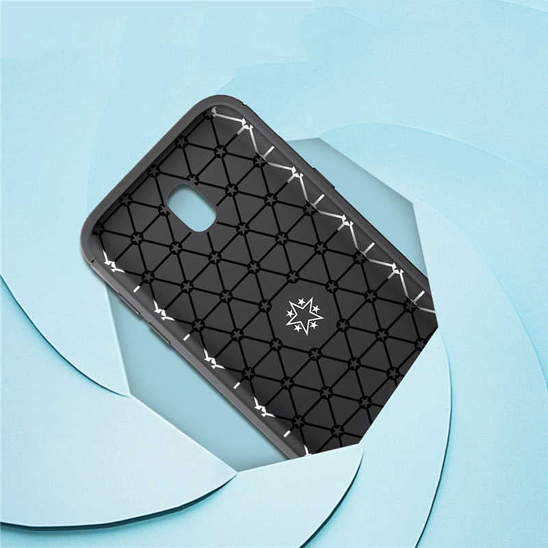 Xiaomi Redmi 8A Kılıf Zore Ravel Silikon Kapak Siyah-Kırmızı
