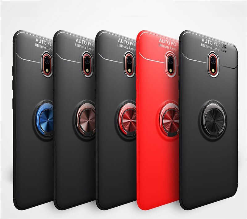 Xiaomi Redmi 8A Kılıf Zore Ravel Silikon Kapak Siyah
