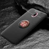 Xiaomi Redmi 8A Kılıf Zore Ravel Silikon Kapak Siyah-Rose Gold