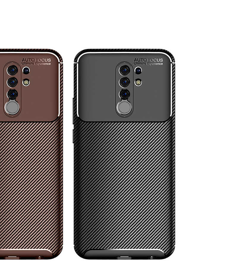 Xiaomi Redmi 9 Kılıf Zore Negro Silikon Kapak Siyah
