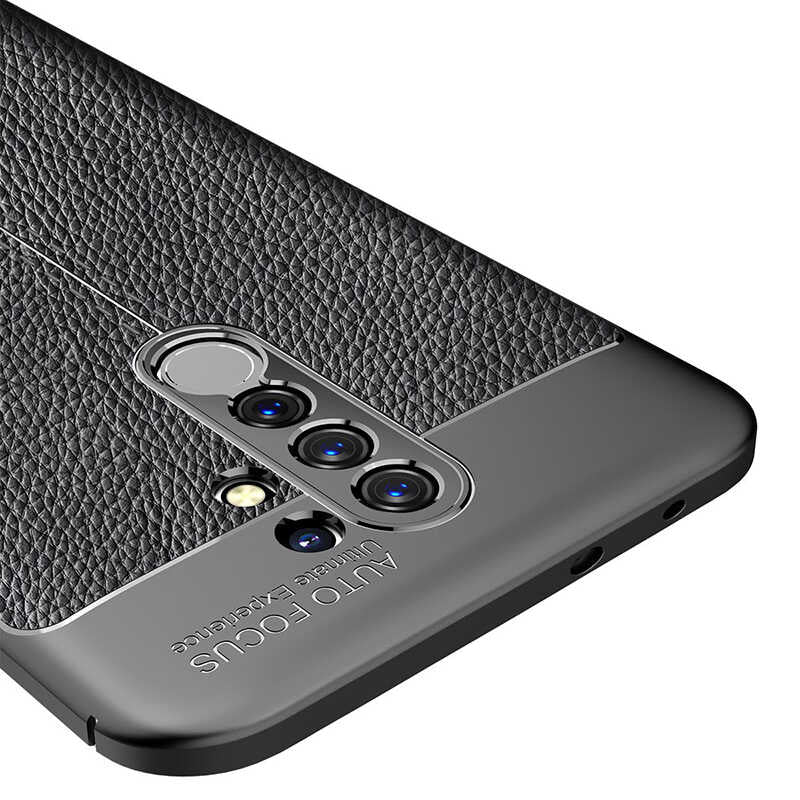 Xiaomi Redmi 9 Kılıf Zore Niss Silikon Kapak Kırmızı