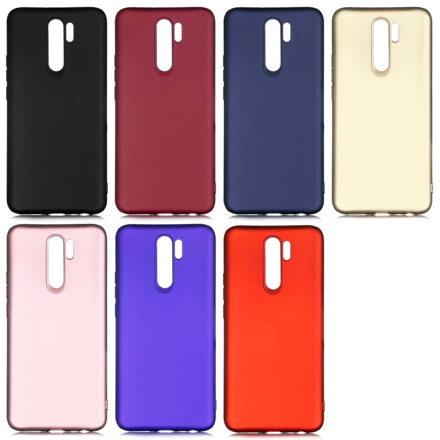 Xiaomi Redmi 9 Kılıf Zore Premier Silikon Kapak Kırmızı