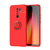 Xiaomi Redmi 9 Kılıf Zore Ravel Silikon Kapak Kırmızı