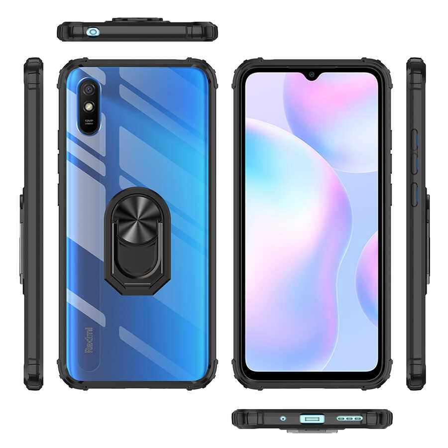 Xiaomi Redmi 9A Kılıf Zore Mola Kapak Kırmızı