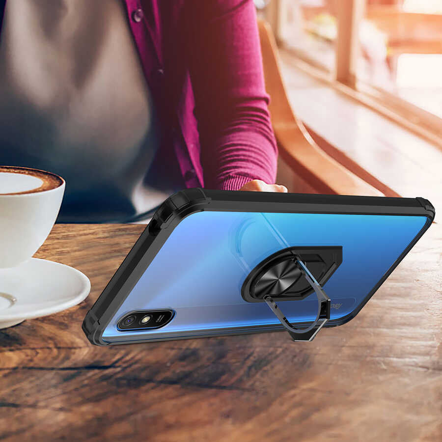 Xiaomi Redmi 9A Kılıf Zore Mola Kapak Siyah