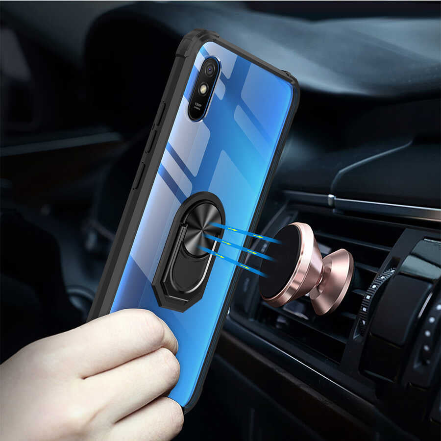 Xiaomi Redmi 9A Kılıf Zore Mola Kapak Kırmızı