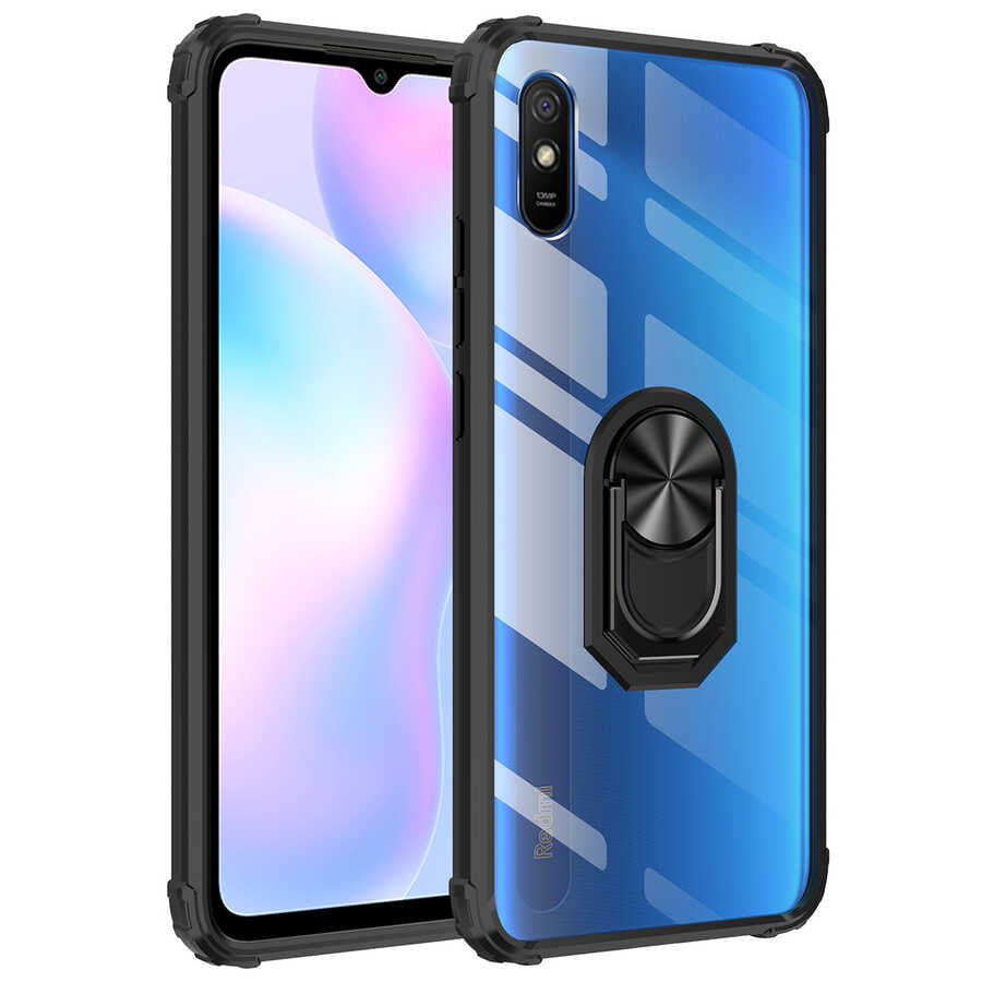 Xiaomi Redmi 9A Kılıf Zore Mola Kapak Siyah