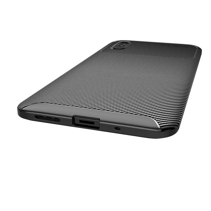 Xiaomi Redmi 9A Kılıf Zore Negro Silikon Kapak Lacivert