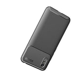 Xiaomi Redmi 9A Kılıf Zore Negro Silikon Kapak Kahverengi