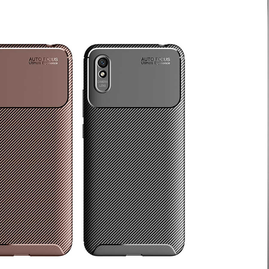 Xiaomi Redmi 9A Kılıf Zore Negro Silikon Kapak Lacivert